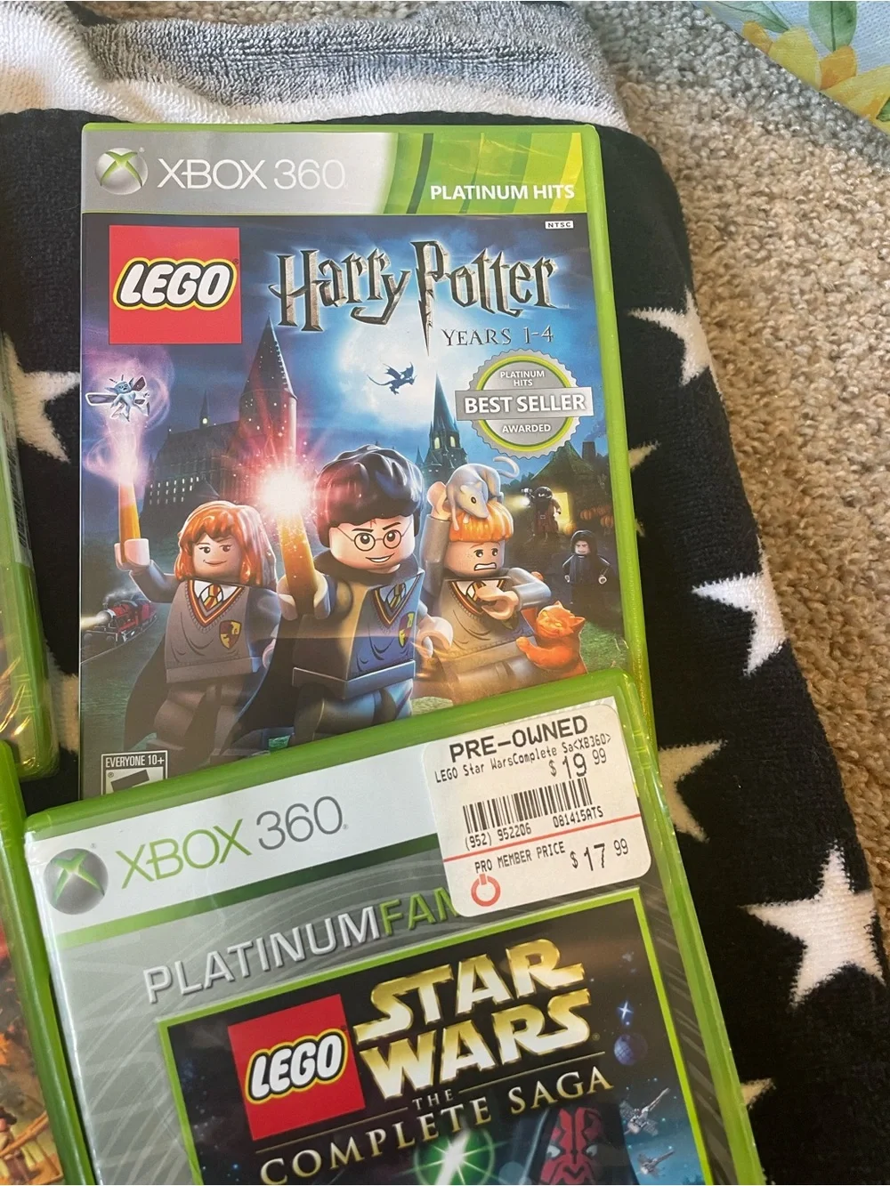 LEGO Xbox 360 Game Lot - Harry Potter, Star Wars, Indiana Jones there are 4 gam